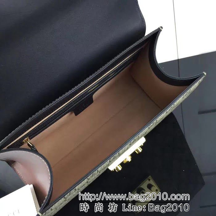 GUCCI古馳原單 新款專櫃品質原單皮質453188 啡克棕 手提單肩斜挎包 HY1023